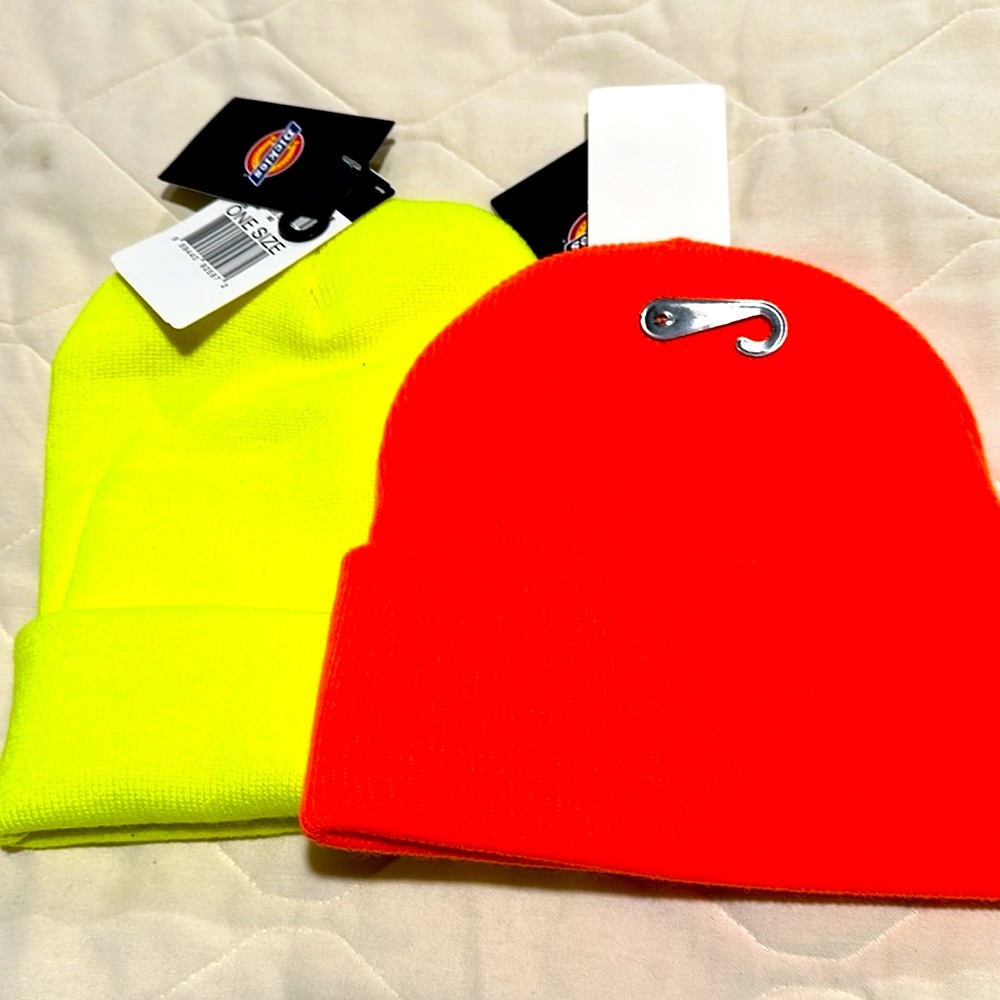 Dickies 2-PK Cuffed Knit Beanies OS MWT
